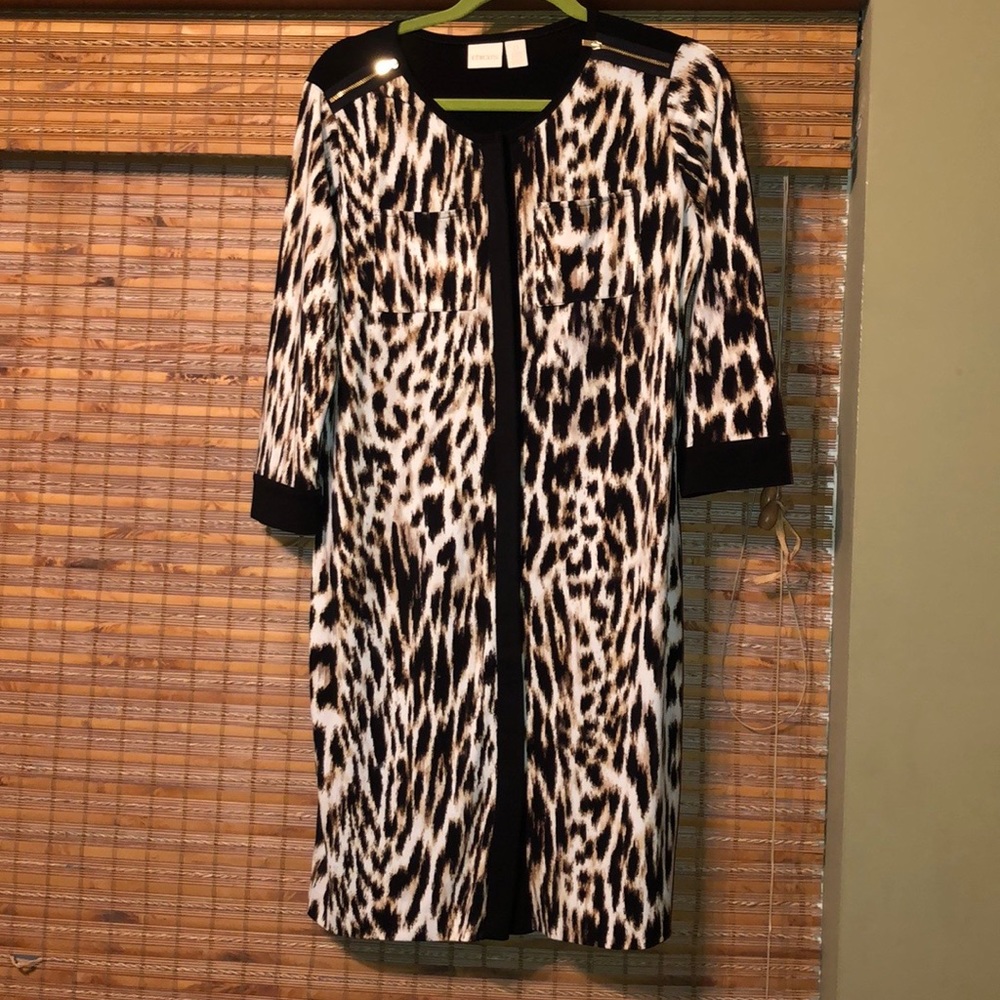 Animal print Chico’s dress